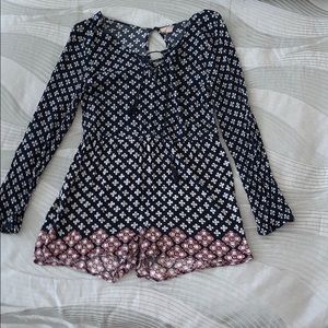 Comfy, loose, long sleeve romper